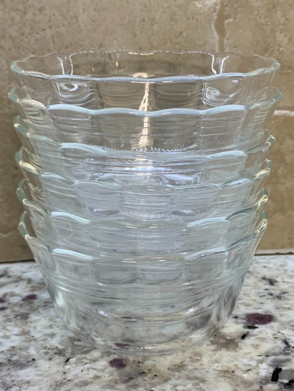 Pyrex custard cups - set of 6 (463)